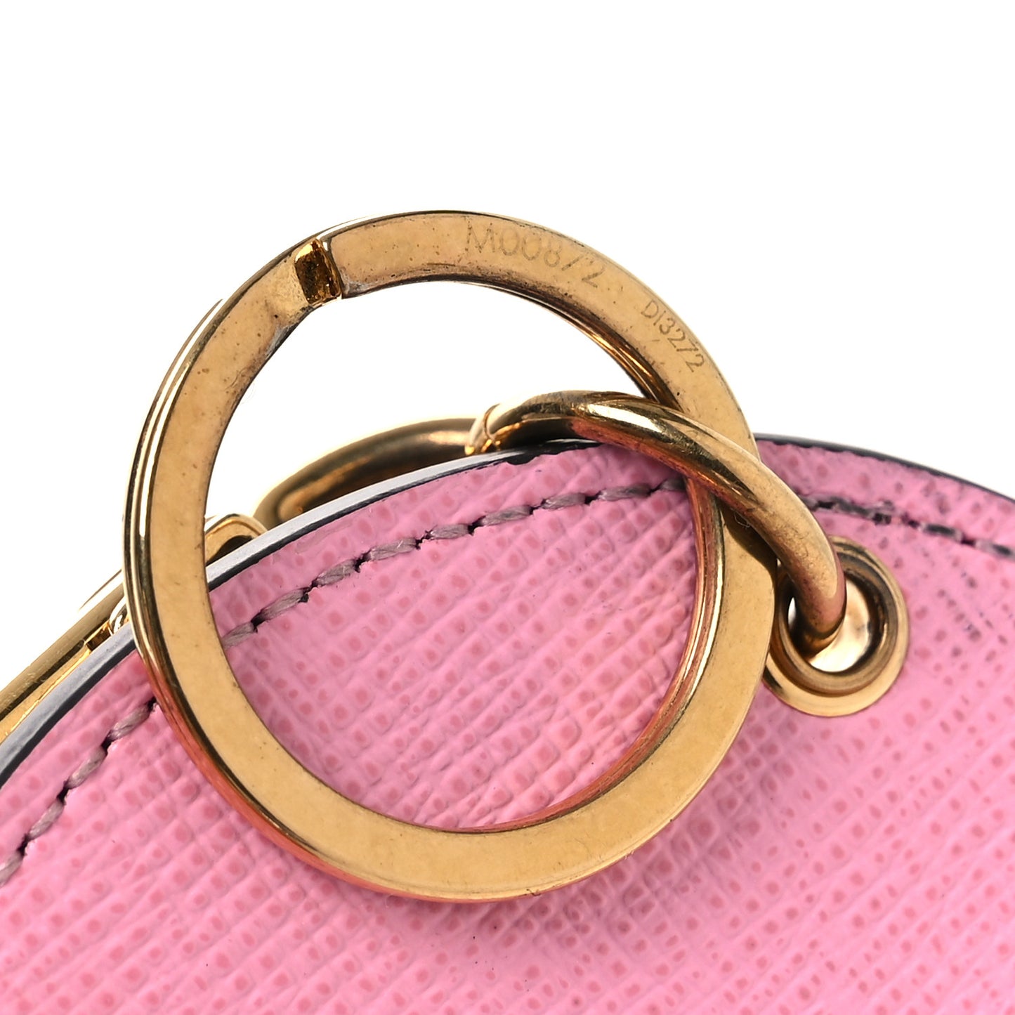 Monogram 2022 Christmas Animation Paris Bag Charm Key Ring Pink