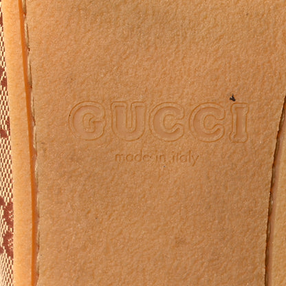 Gucci GG Monogram Mens Driver Loafers 10.5 Beige Ruggine Cuir 7 of 10