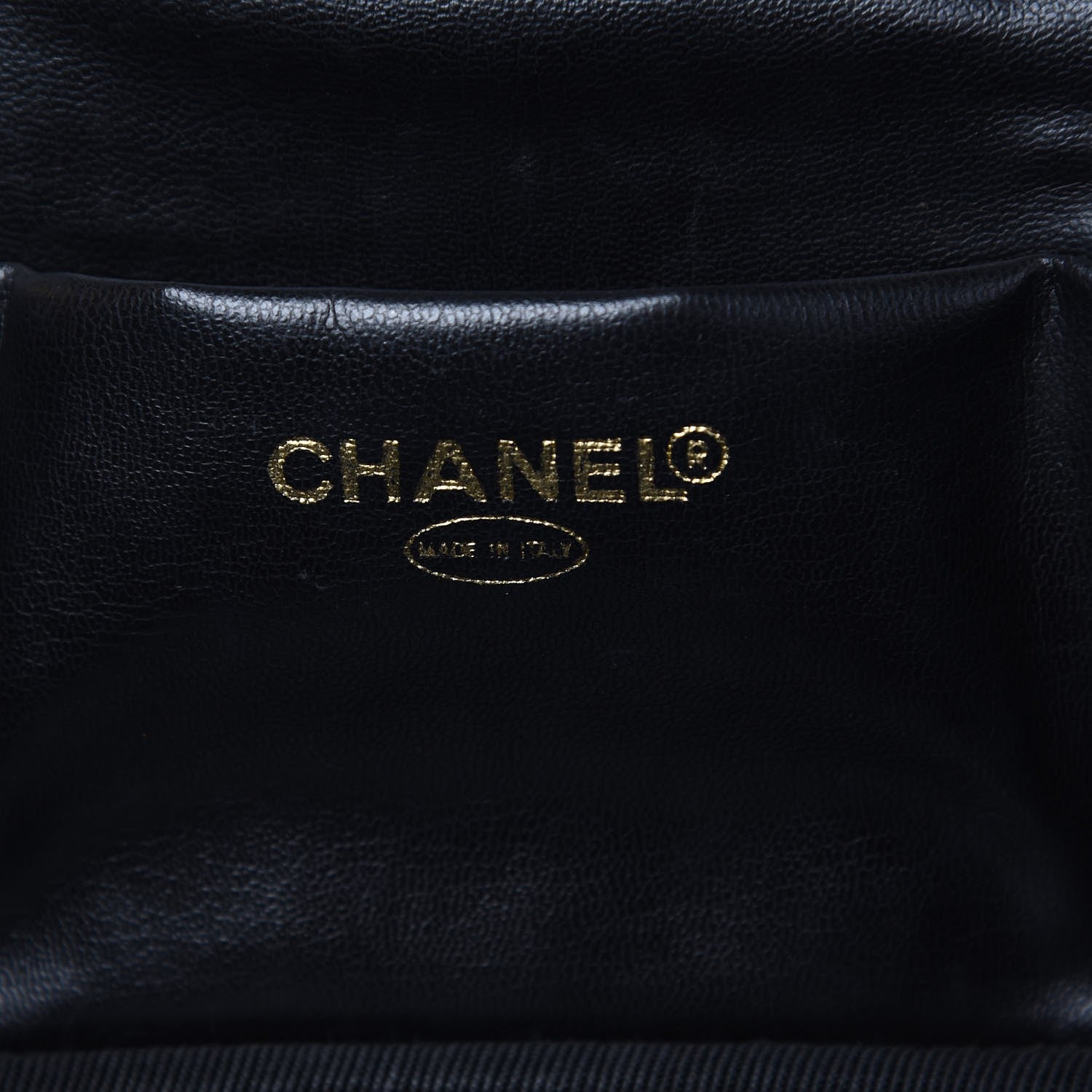 Chanel Caviar Cosmetic Vanity Bag Black 6 of 11