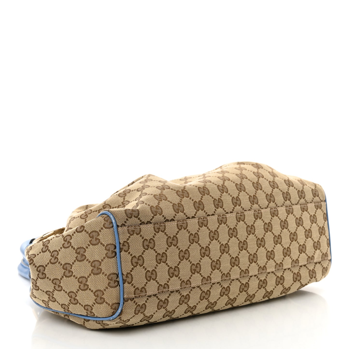 Monogram Lurex Medium Sukey Tote Blue