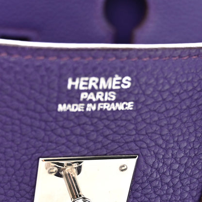 Hermes Togo BIRKIN 35 Iris 6 of 13