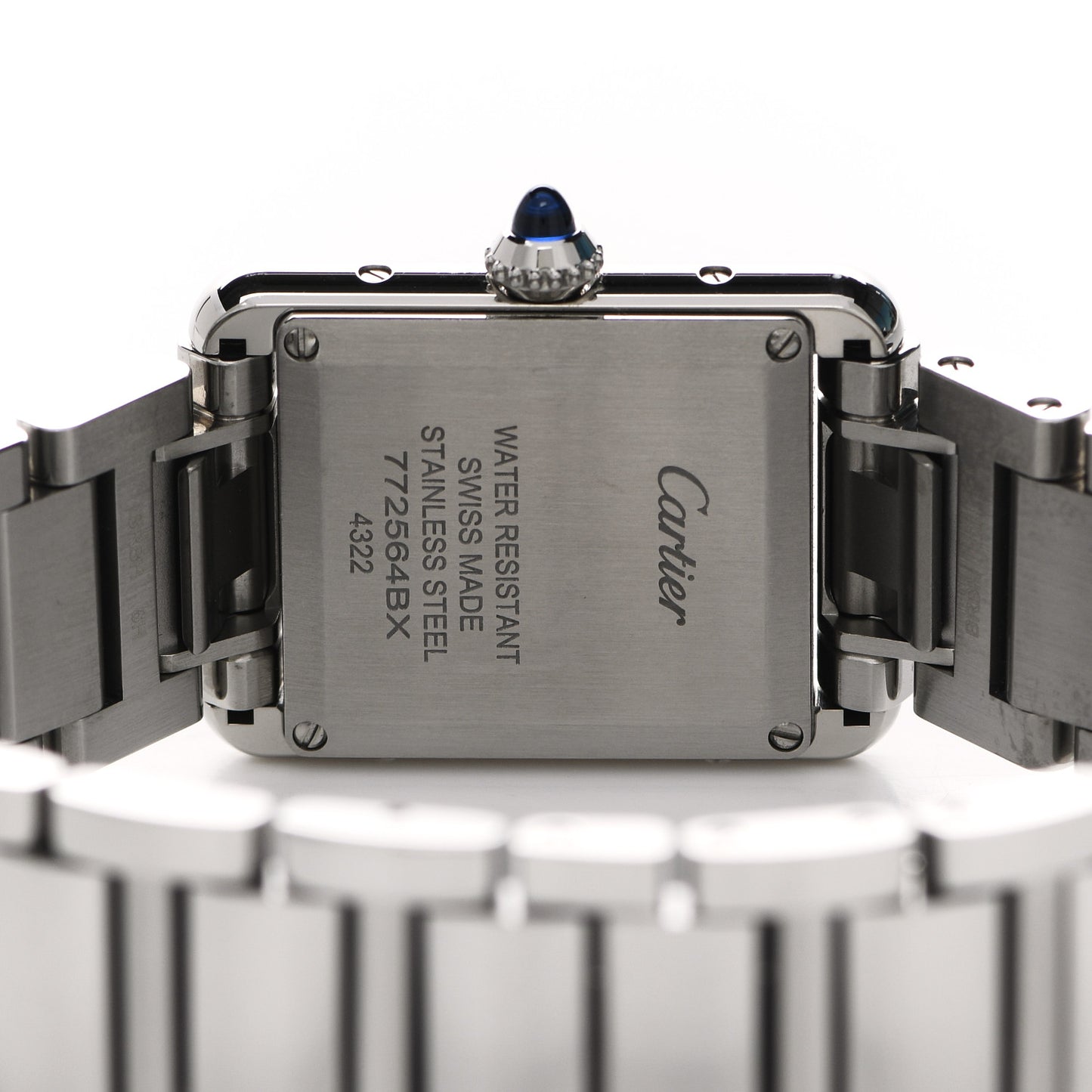Stainless Steel 24mm Tank Solo Quartz Watch