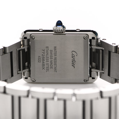 Cartier Stainless Steel 24mm Tank Solo Quartz Watch 4 of 5