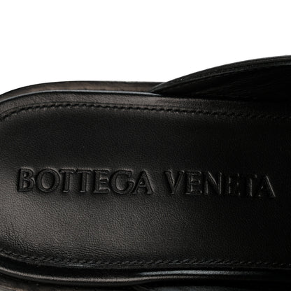 Bottega Veneta Calfskin Astaire Knot Loafer Mules 36.5 Black 8 of 9