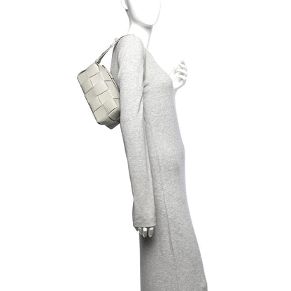 Bottega Veneta Lambskin Maxi Intrecciato Small Brick Cassette Bag Agate Grey 2 of 10