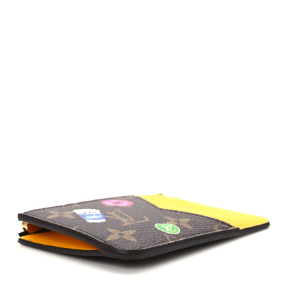Louis Vuitton Monogram 57th Street NYC Zipped Romy Card Holder Yellow Cab 4 of 7