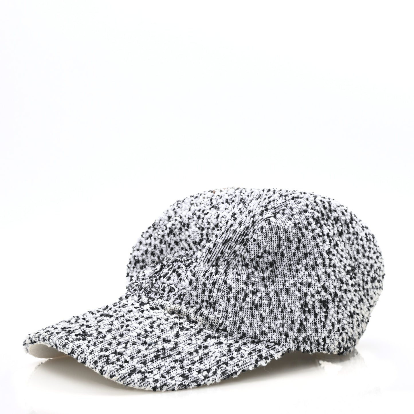 Tweed CC Cap Hat M Black White