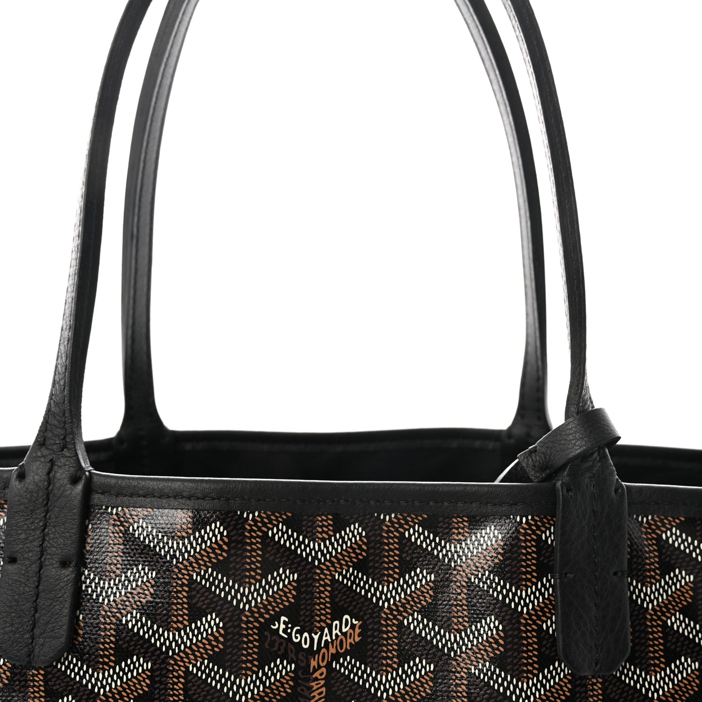 Goyardine Reversible Anjou PM Black