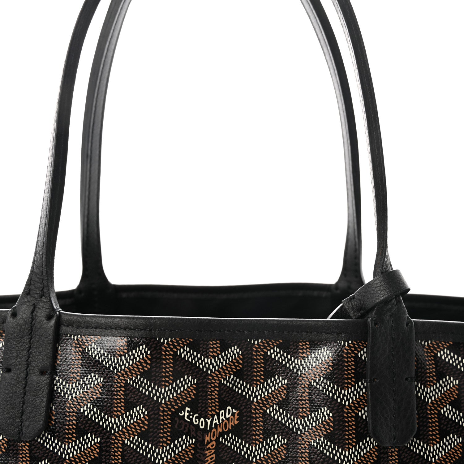 Goyard Goyardine Reversible Anjou PM Black 8 of 10