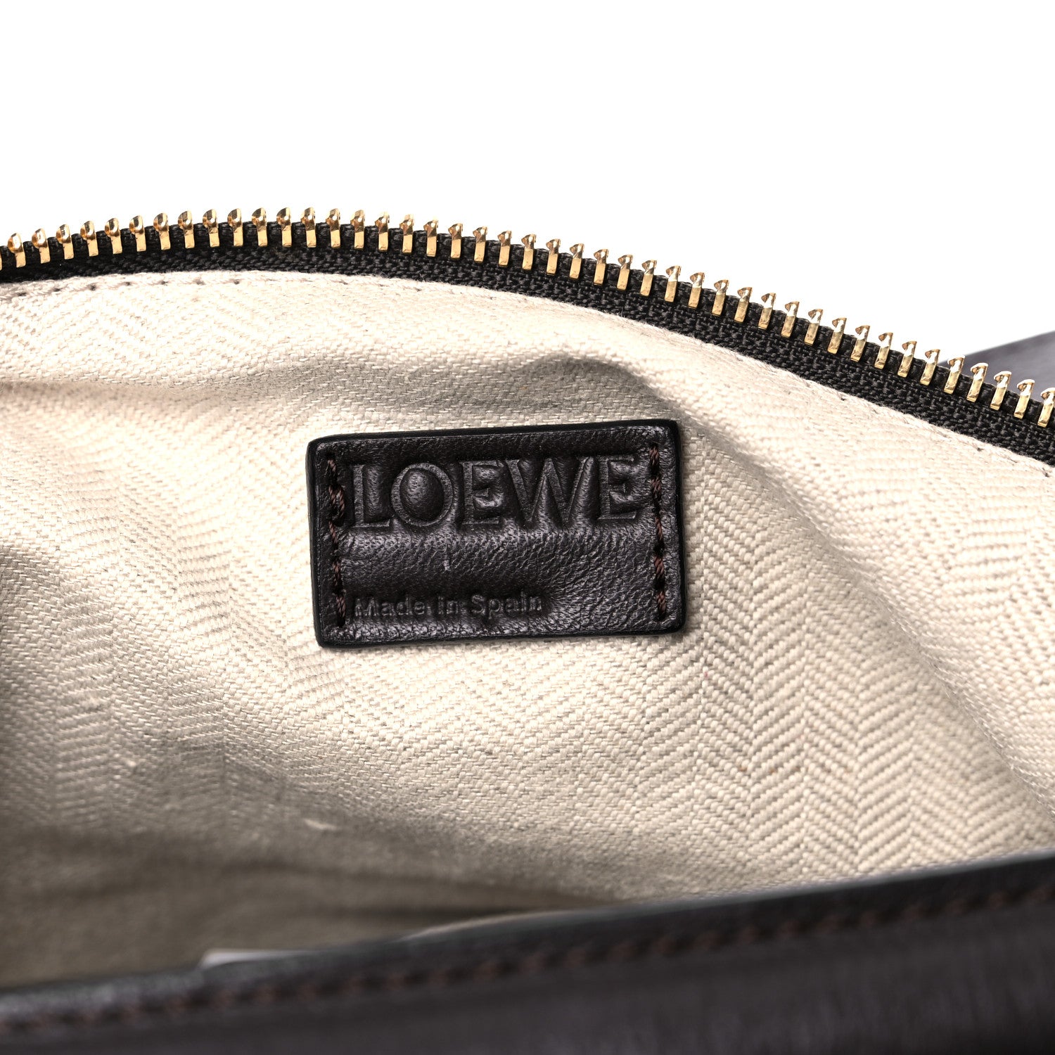 Loewe Suede Medium Puzzle Bag Gold 6 of 17