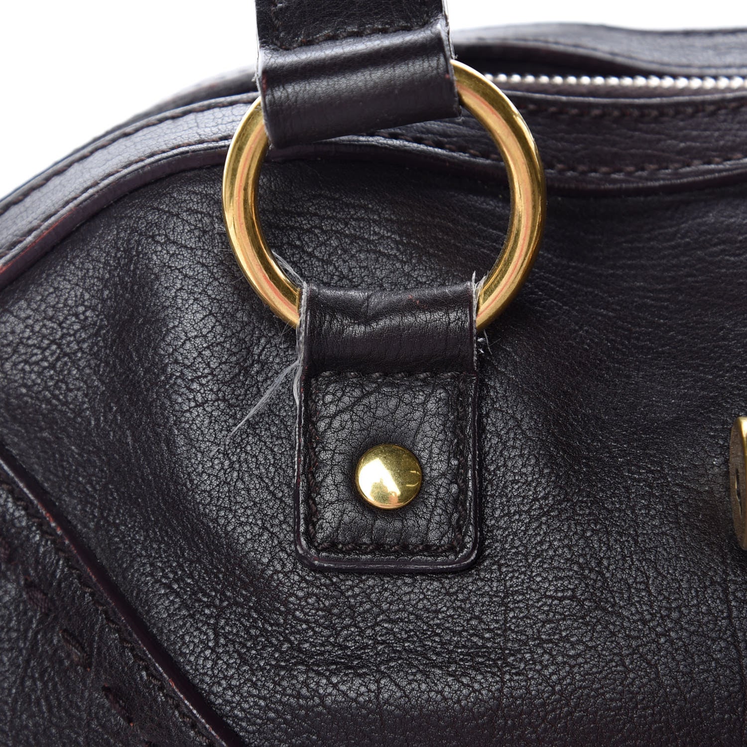 Saint Laurent Calfskin Medium Muse Dark Brown 18 of 26
