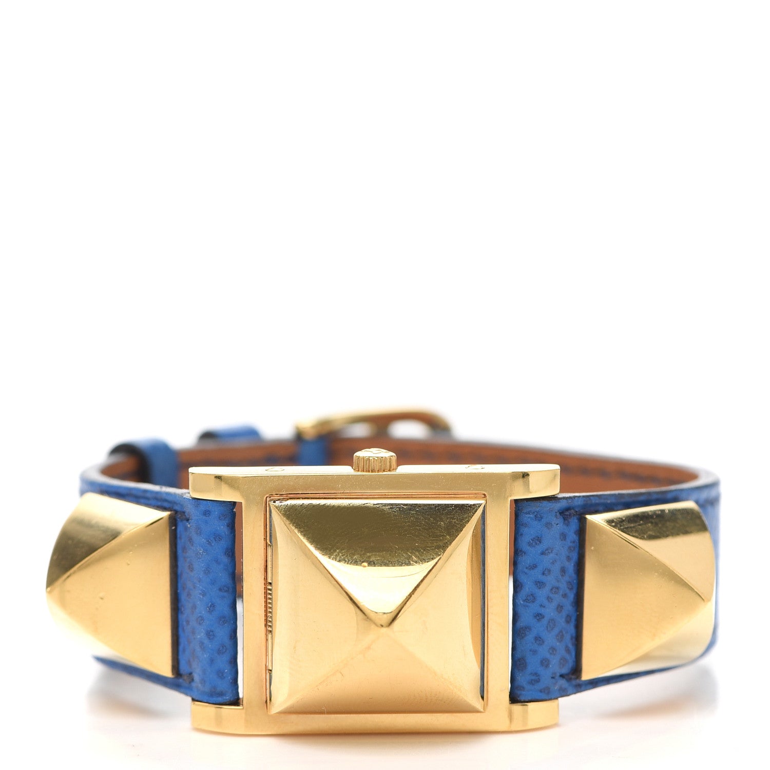Hermes Stainless Steel Courchevel 23mm Medor Quartz Watch Bleu France 2 of 5