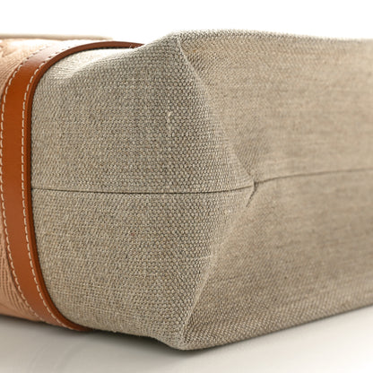 Chloe Linen Calfskin Medium Woody Ribbon Tote Soft Tan 9 of 9