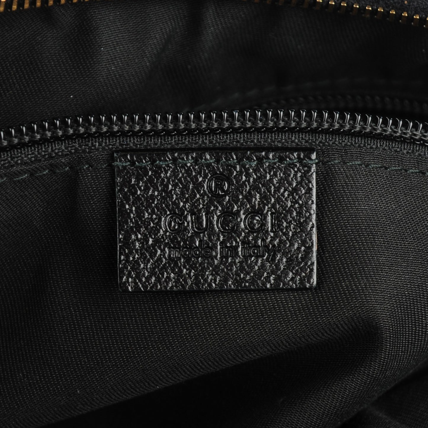 Monogram Web Medium Half Moon Hobo Black