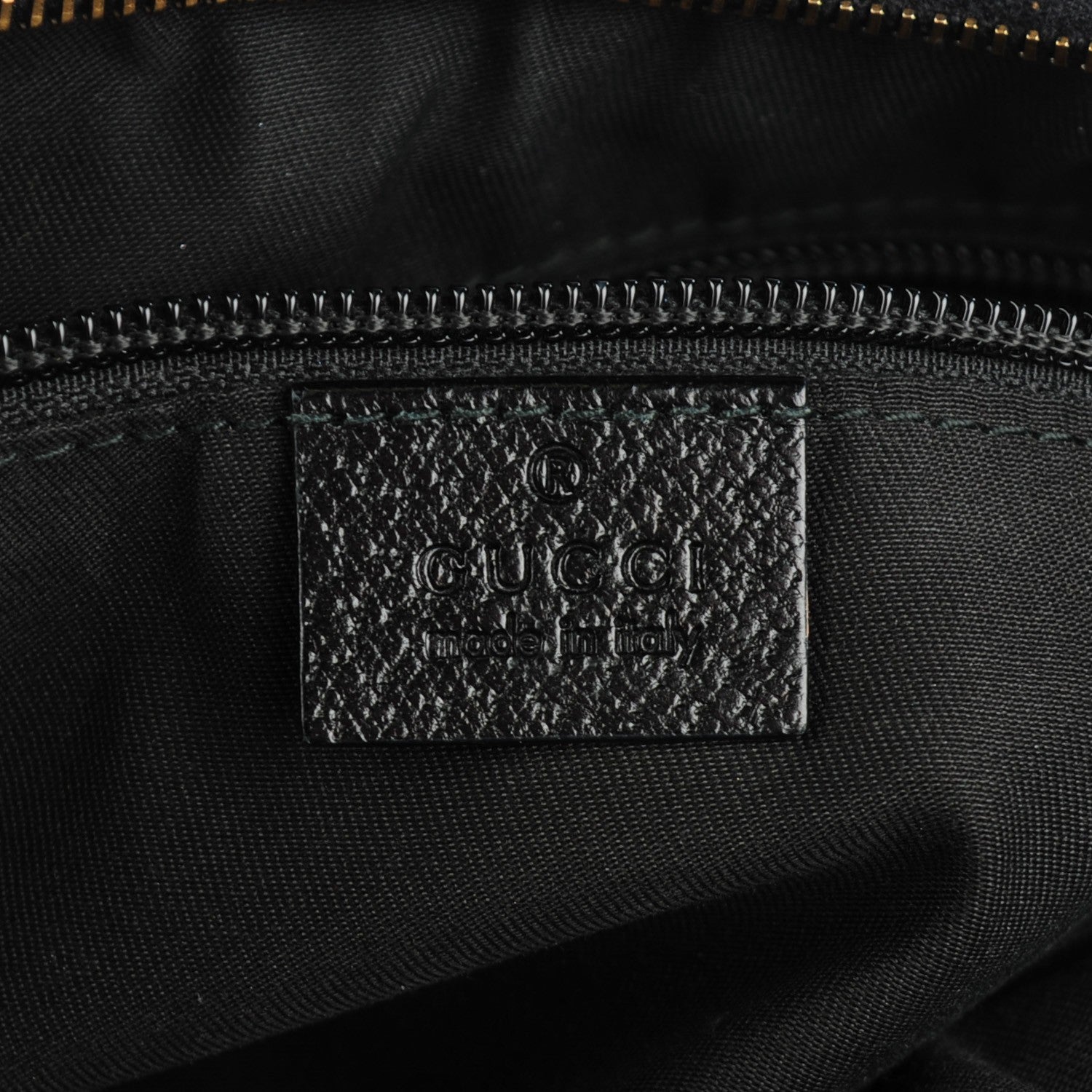 Gucci Monogram Web Medium Half Moon Hobo Black 6 of 7