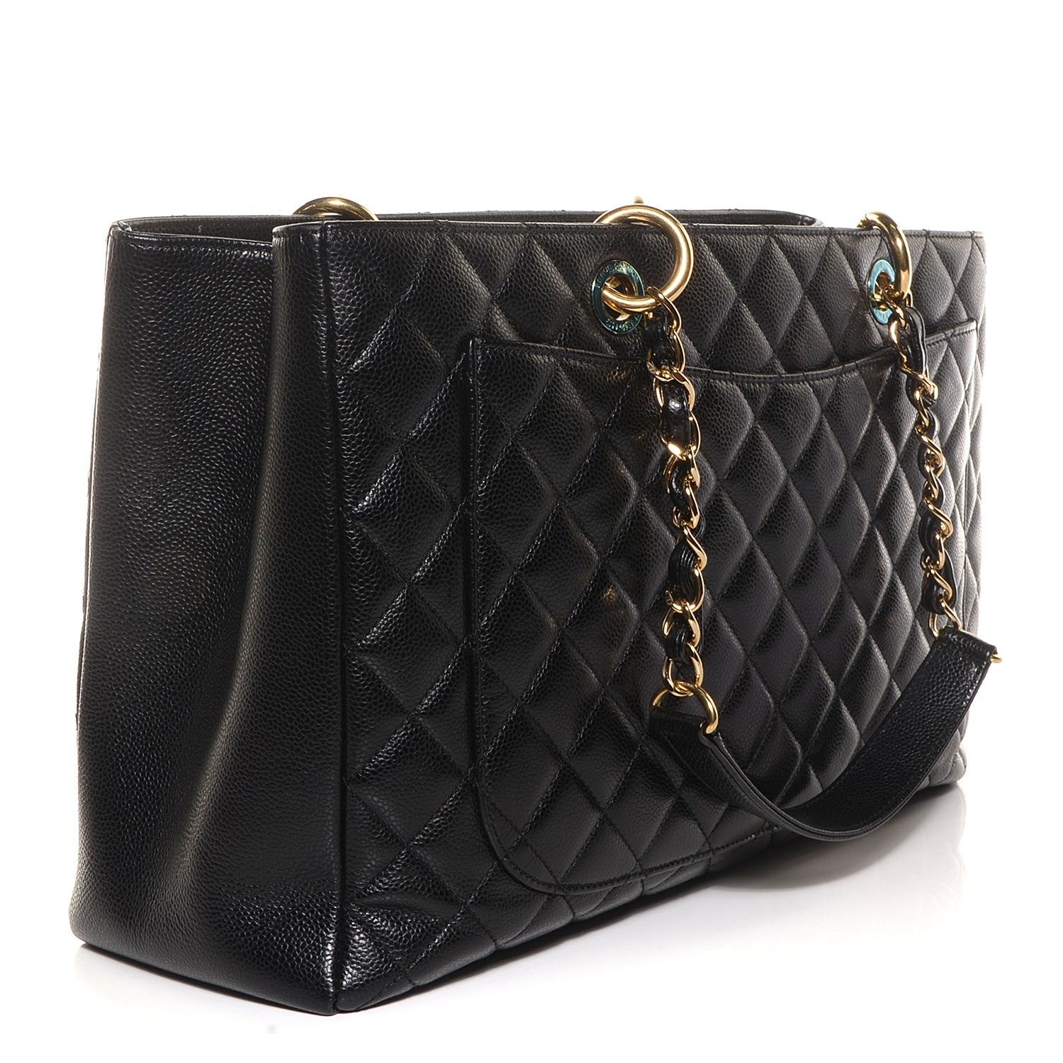 Chanel Caviar XL Grand Shopping Tote GST Black 3 of 7