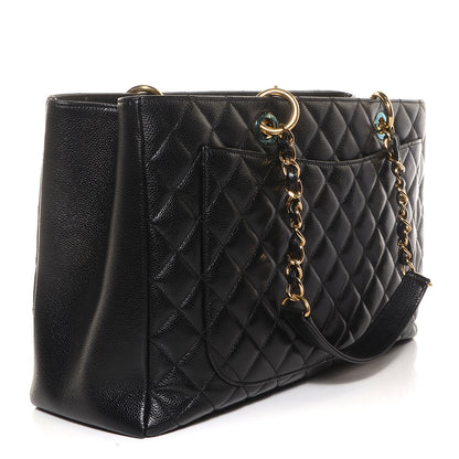 Chanel Caviar XL Grand Shopping Tote GST Black 3 of 7