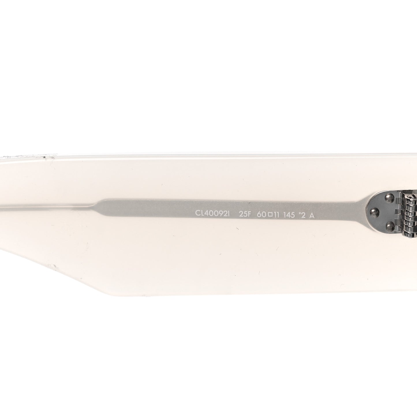 Rectangular Sunglasses CL400921 Transparent White
