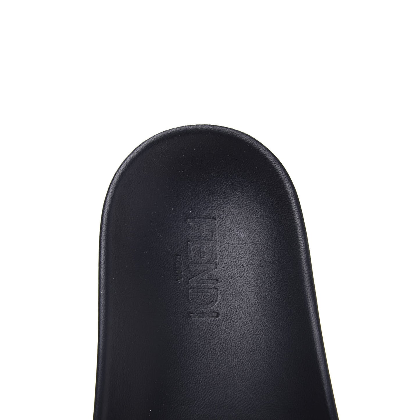 Shearling Logo Slide Sandals 10 Brown