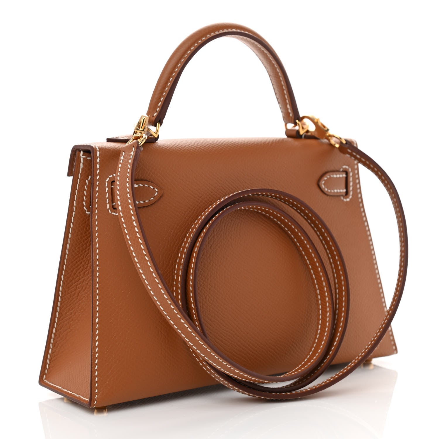 Hermes Epsom Mini Kelly Sellier 20 Gold 3 of 11