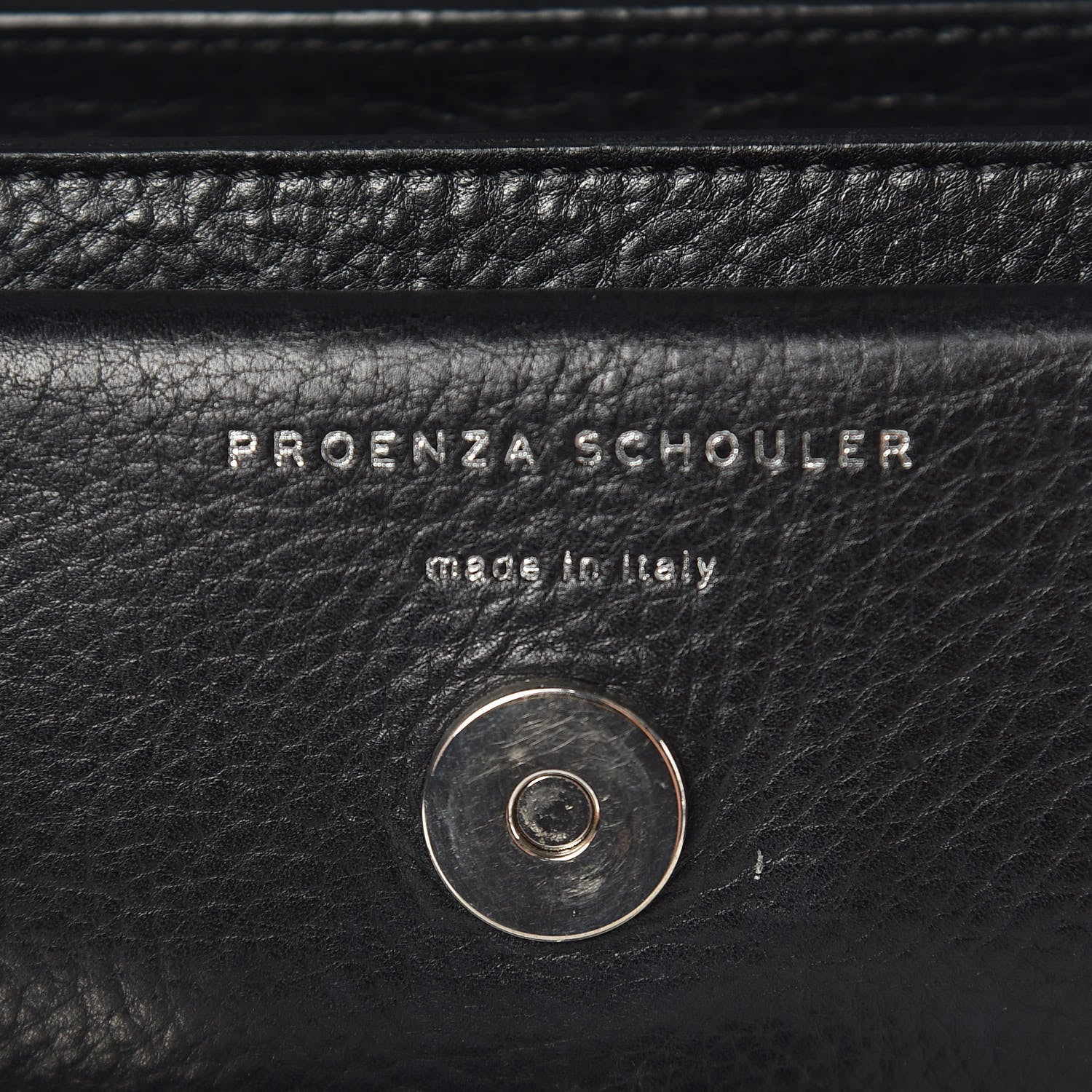 Proenza Schouler Pebbled Calfskin Mini PS11 Classic Shoulder Bag Black 6 of 13