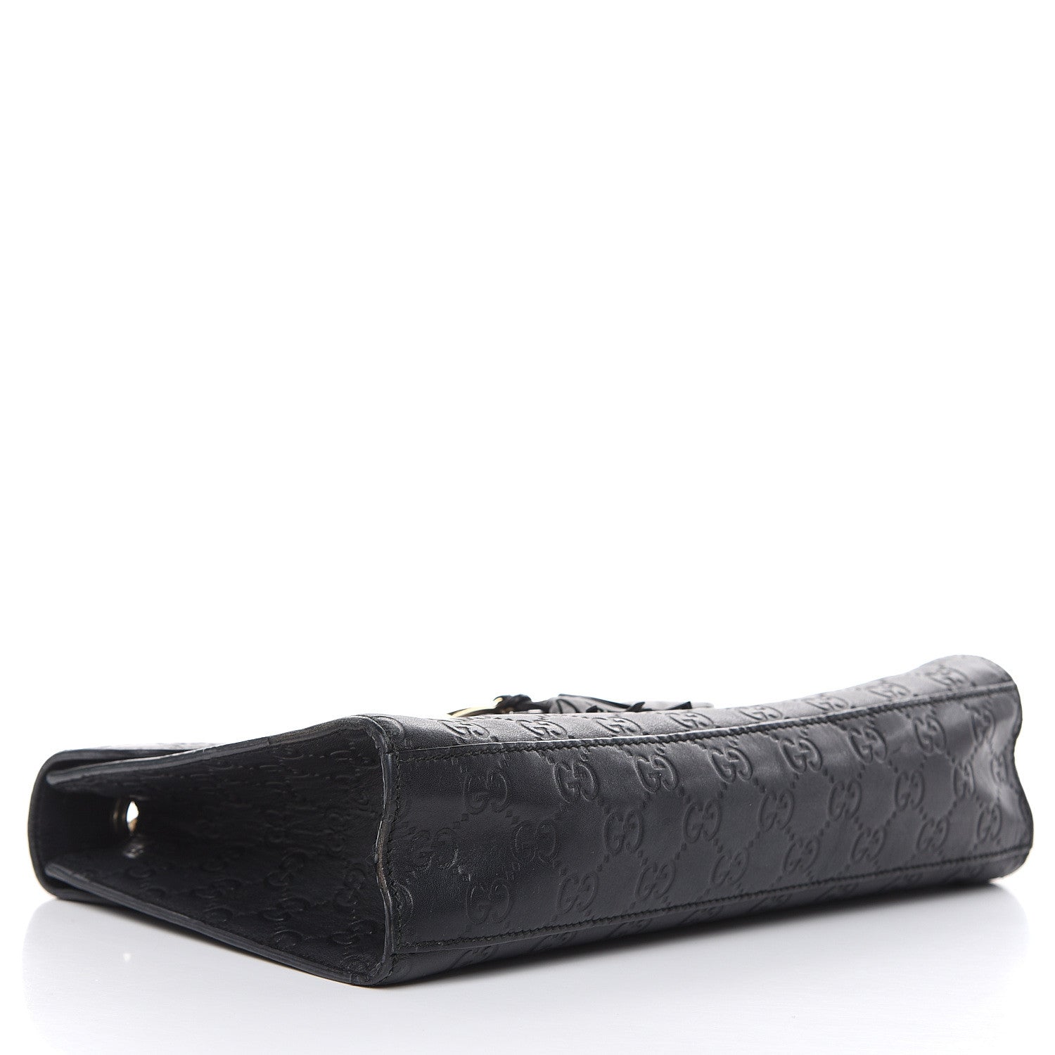 Gucci Guccissima Medium Emily Chain Shoulder Bag Black 4 of 27