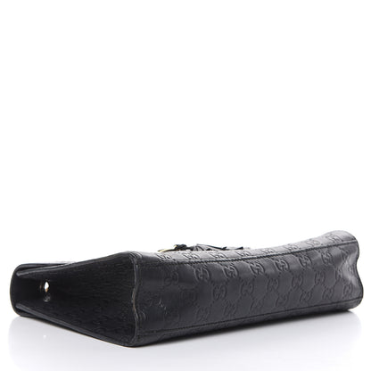 Gucci Guccissima Medium Emily Chain Shoulder Bag Black 4 of 27