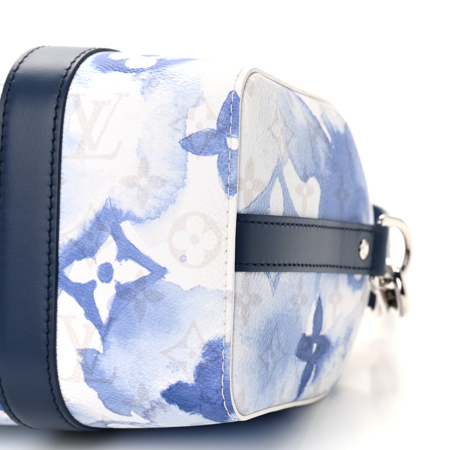 Monogram Watercolor City Keepall Blue Blue