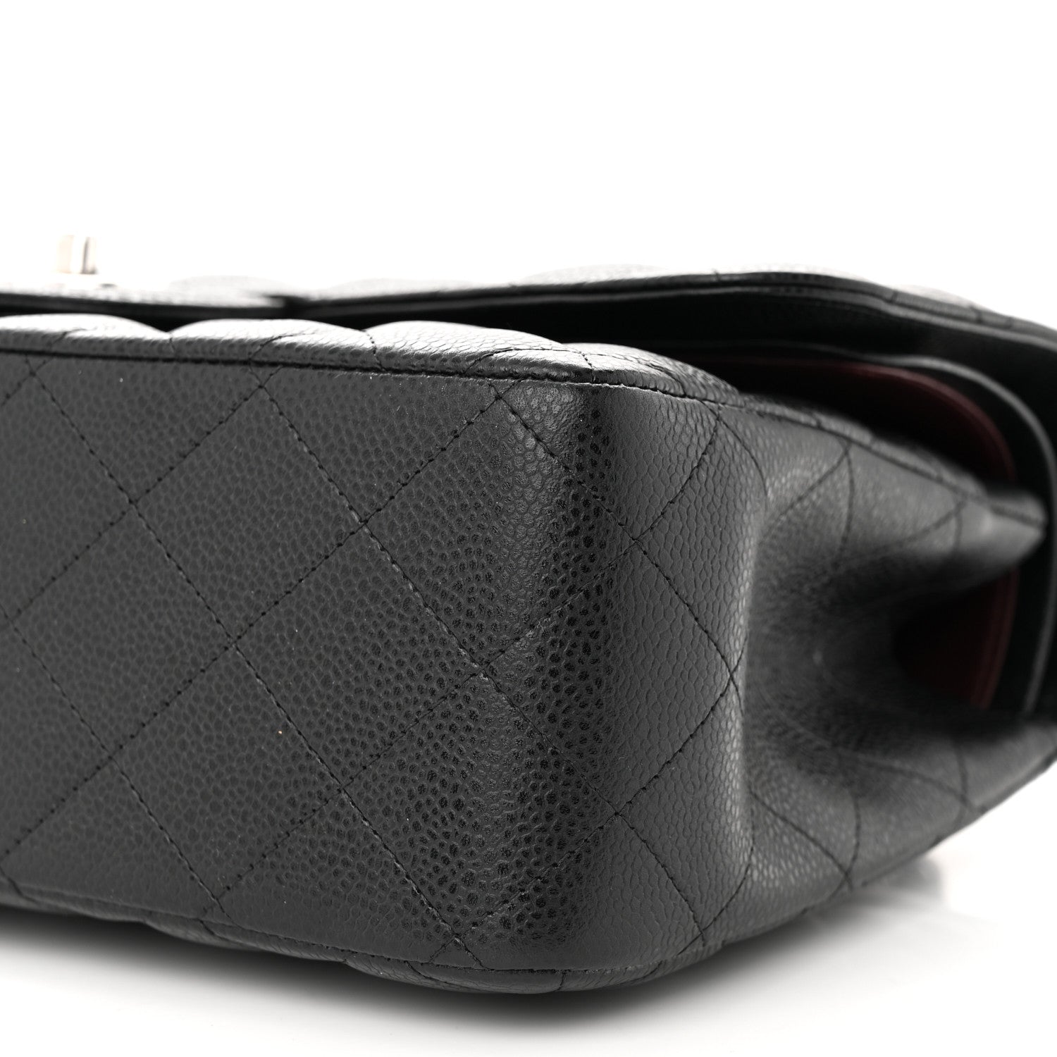 Chanel Caviar Quilted Jumbo Double Flap Black 10 of 11
