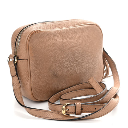 Gucci Pebbled Calfskin Small Soho Disco Bag Camelia 3 of 16