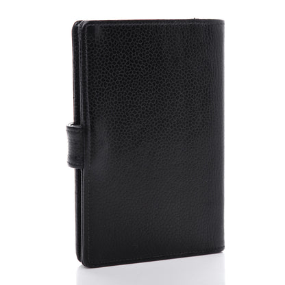 Chanel Caviar CC Small Ring Agenda Planner Black 3 of 8