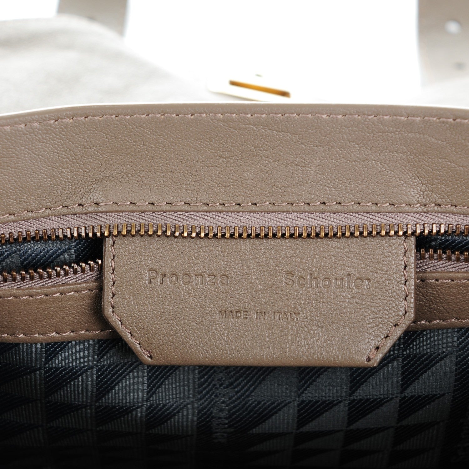 Proenza Schouler Lambskin Tiny PS1 Satchel Smoke 6 of 7