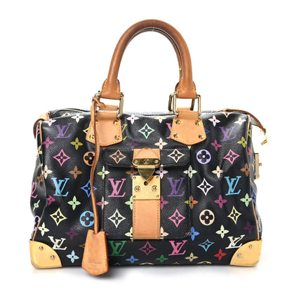 Louis Vuitton Monogram Multicolor Speedy 30 Black 1 of 10