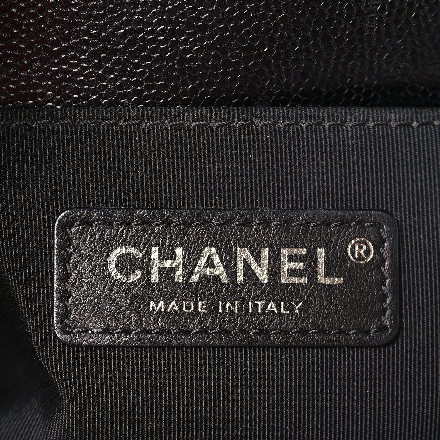 Chanel Caviar Chevron Quilted Small Boy Flap Black 6 of 9