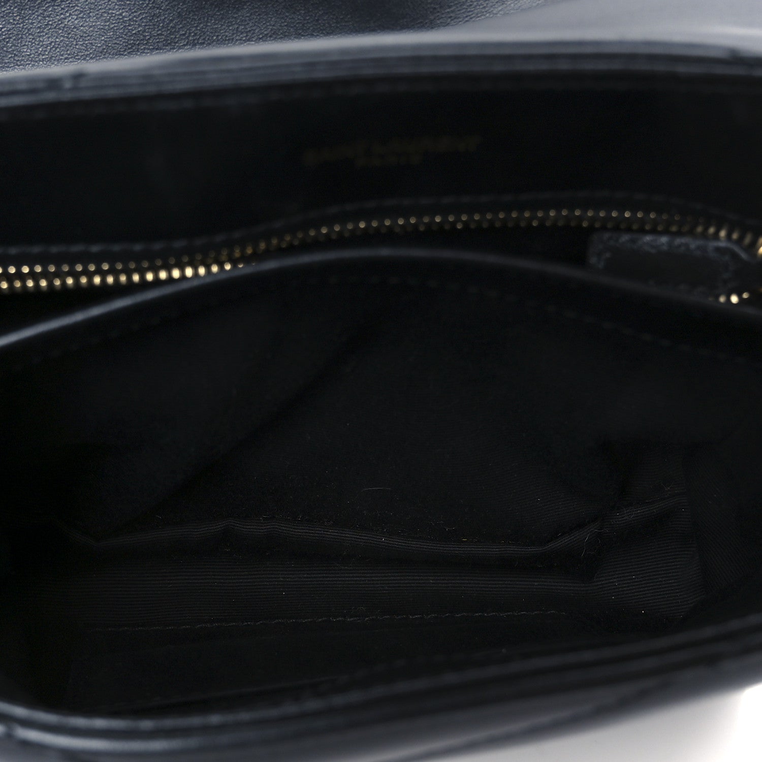Saint Laurent Calfskin Y Quilted Monogram Toy Loulou Crossbody Bag Black 5 of 13