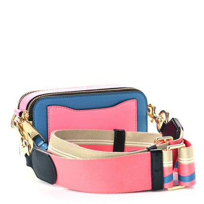 Marc Jacobs Saffiano Small Snapshot Camera Bag Blue Multicolor 3 of 10