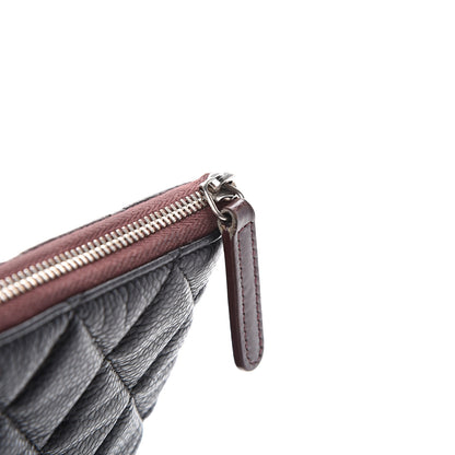 Chanel Caviar Quilted Large Cosmetic Case Black 9 of 13