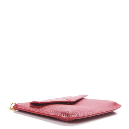 Alexander McQueen Calfskin Zipped Pouch Red 3 of 7