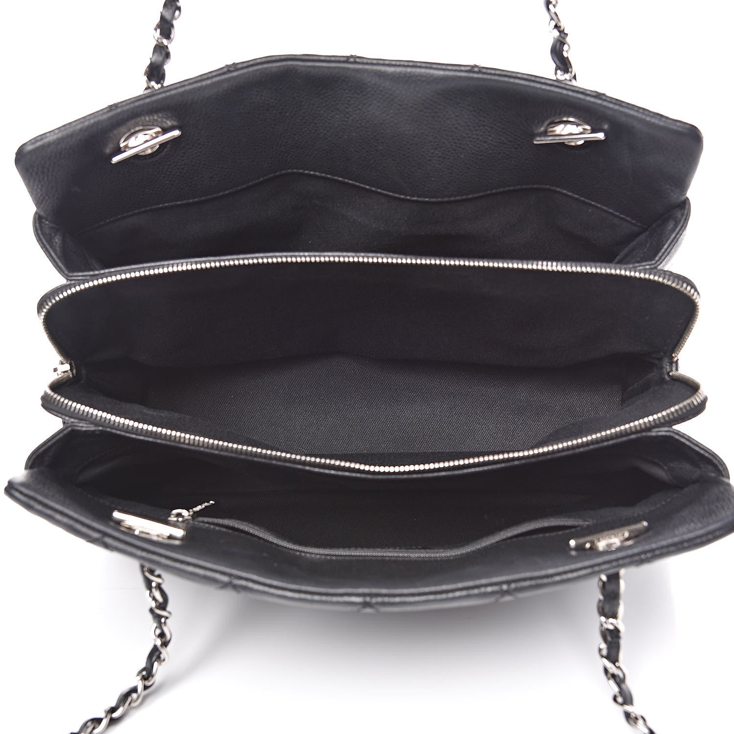 Chanel Caviar Quilted Timeless CC Soft Tote Black 5 of 14