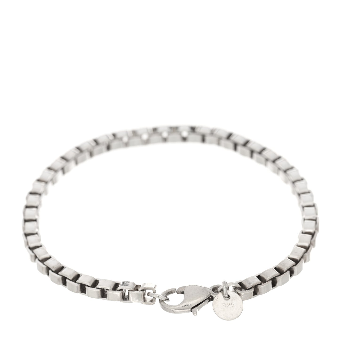 Sterling Silver 4mm Venetian Link Bracelet