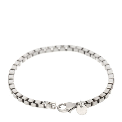 Tiffany Sterling Silver 4mm Venetian Link Bracelet 2 of 3