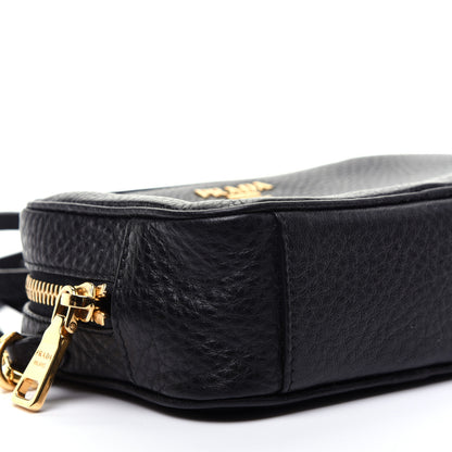Prada Vitello Daino Mini Camera Crossbody Black 6 of 12