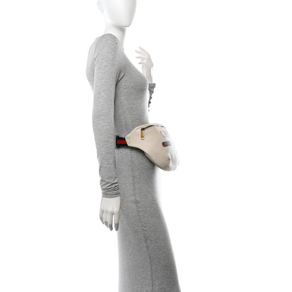 Gucci Grained Calfskin Logo Belt Bag White 2 of 13