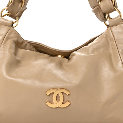 Chanel Lambskin Small Olsen Shoulder Bag Beige 8 of 12