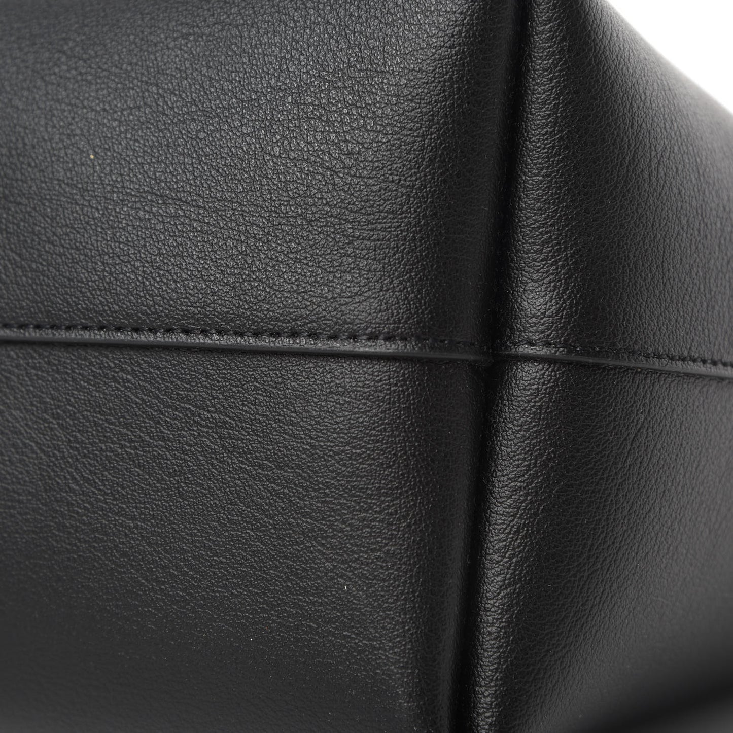 Calfskin Large Shopping Tote Black