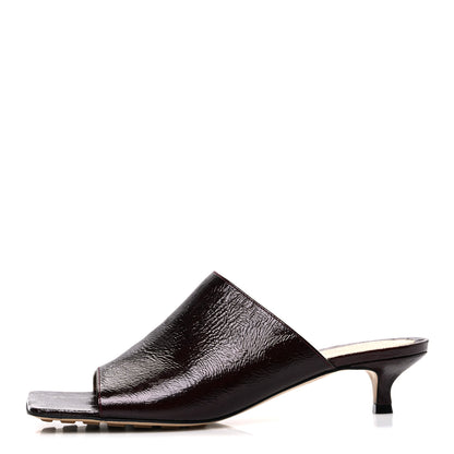 Bottega Veneta Paper Calfskin Stretch Mule Sandals 37.5 Fondant 1 of 9