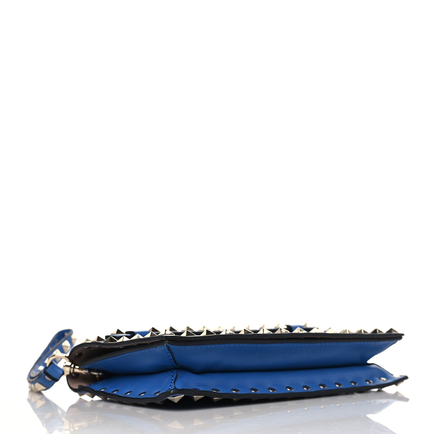 Valentino Garavani Nappa Small Rockstud Wristlet Clutch Light Sapphire 4 of 9