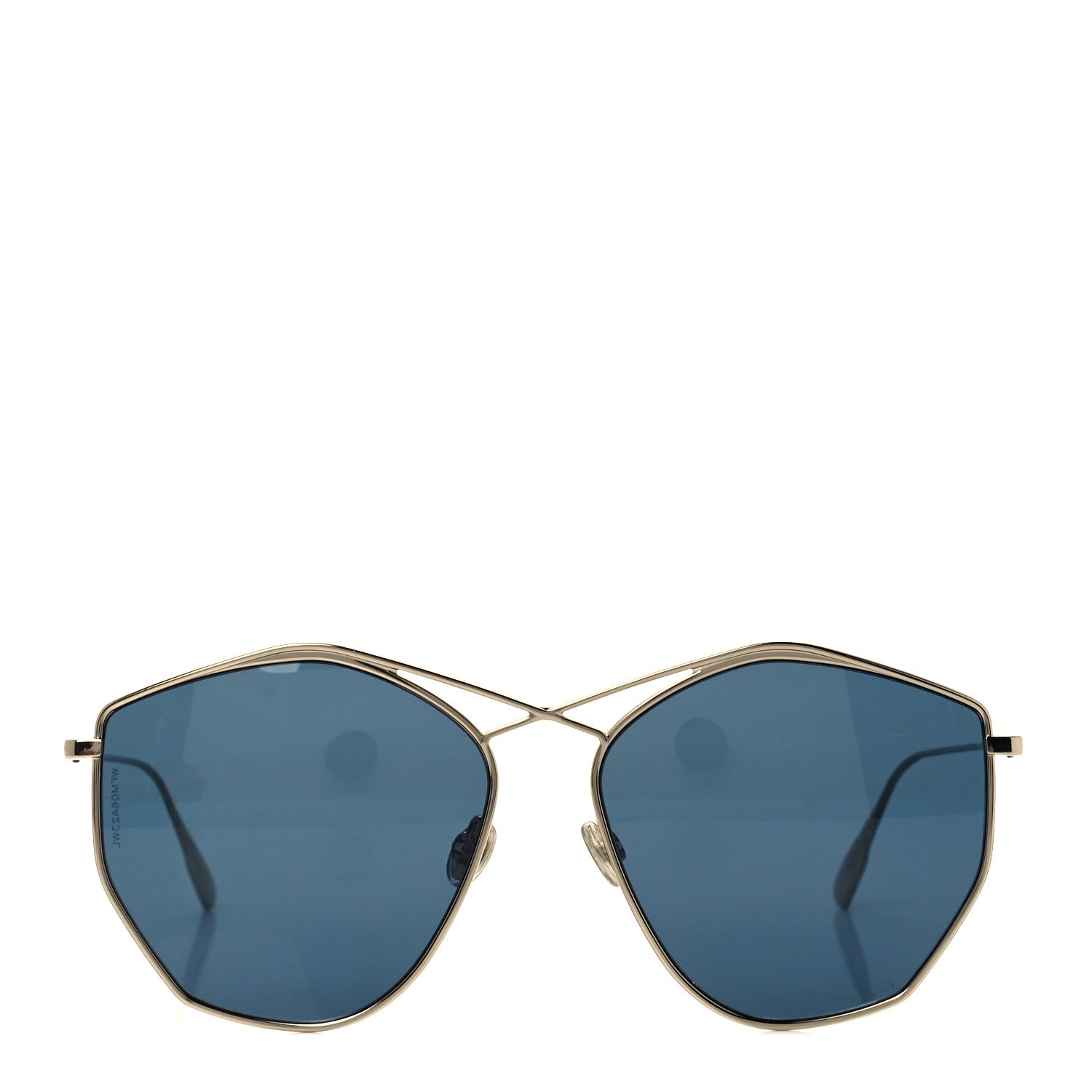 Christian Dior Metal Stellaire 4 Sunglasses Blue Gold 2 of 8