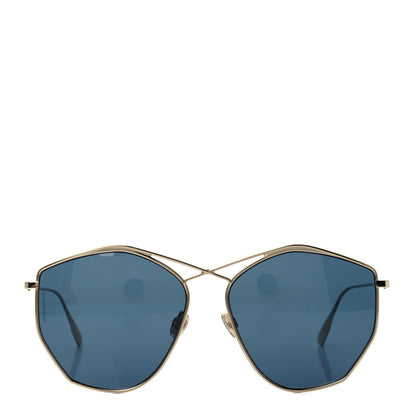 Christian Dior Metal Stellaire 4 Sunglasses Blue Gold 2 of 8