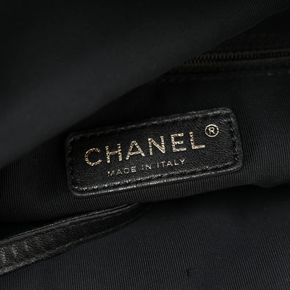 Chanel Calfskin Quilted Large Chain Me Hobo Black 6 of 13